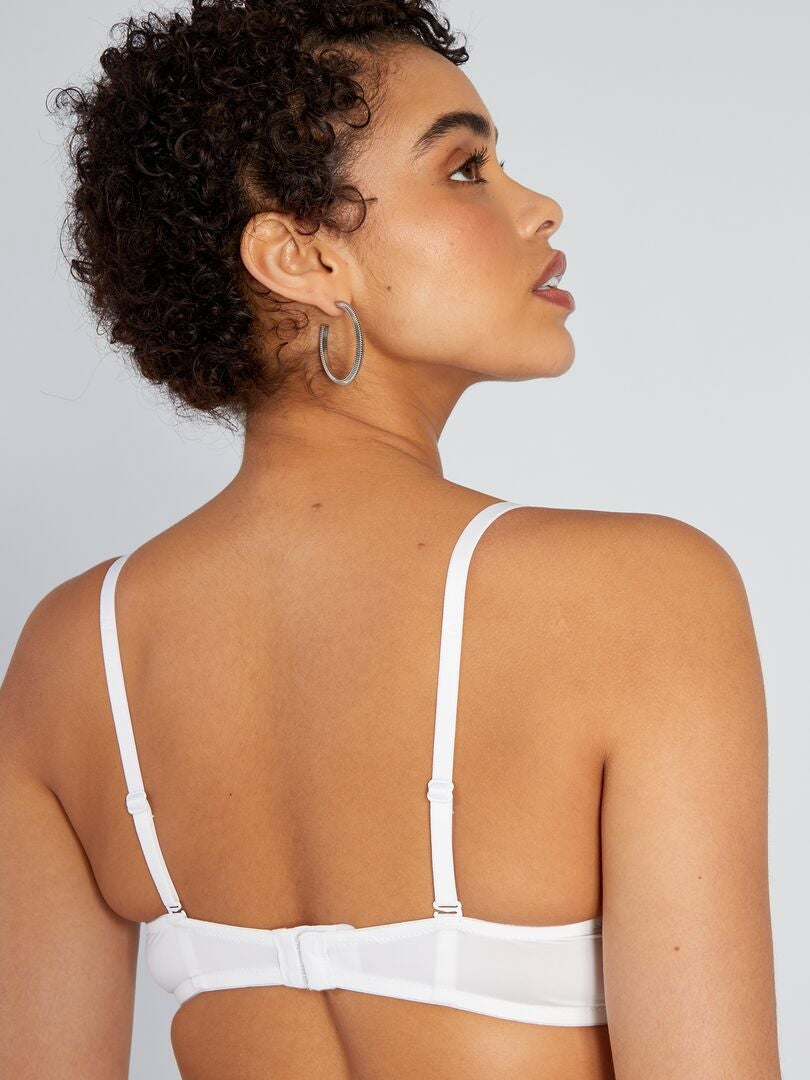 Sutiã bandeau acolchoado - BRANCO
