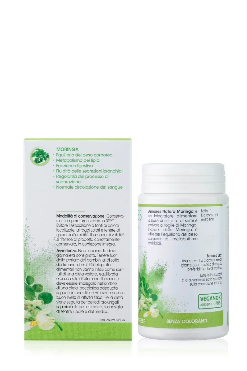 ARMORES NATURA Armores Moringa 60 tabletten voor een evenwichtig lichaamsgewicht