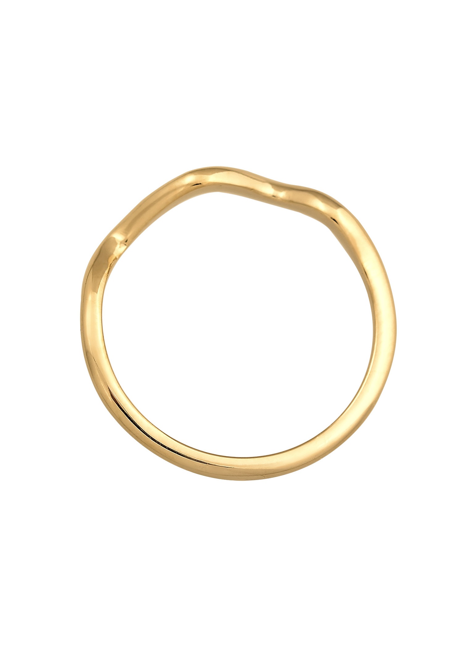 Elli Femmes Vagues Minimaliste Géo Tendance en Argent Sterling 925