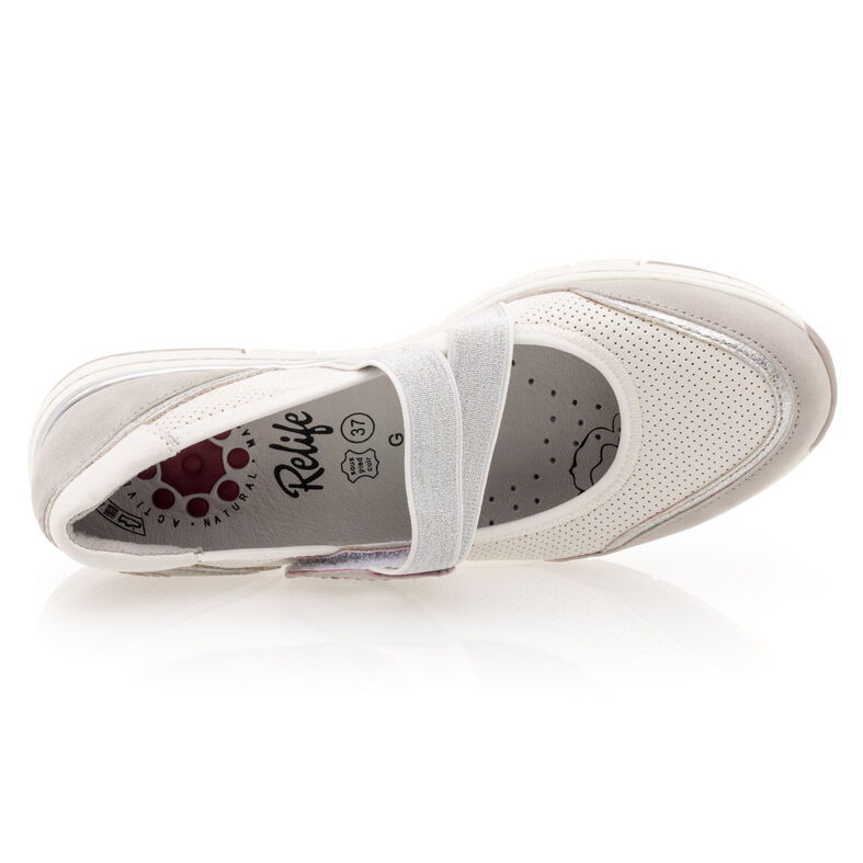 Weiße Ballerinas / Mary Janes für Damen