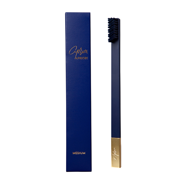 APRIORI Sapphire Blue Gold -keskikokoinen hammasharja