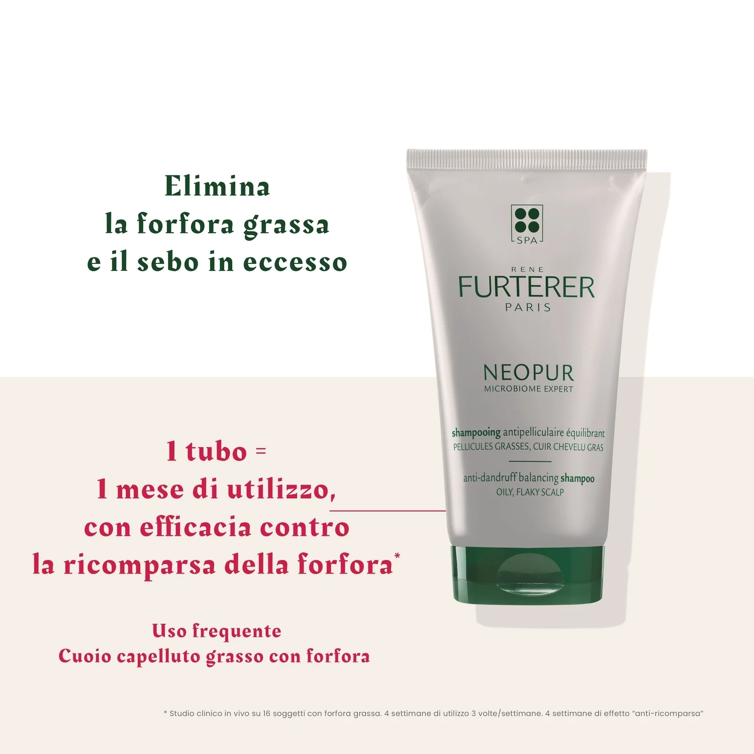 Neopur Shampooing  Antipelliculaire Équilibrant (forfora grassa) - Shampoo Antiforfora
