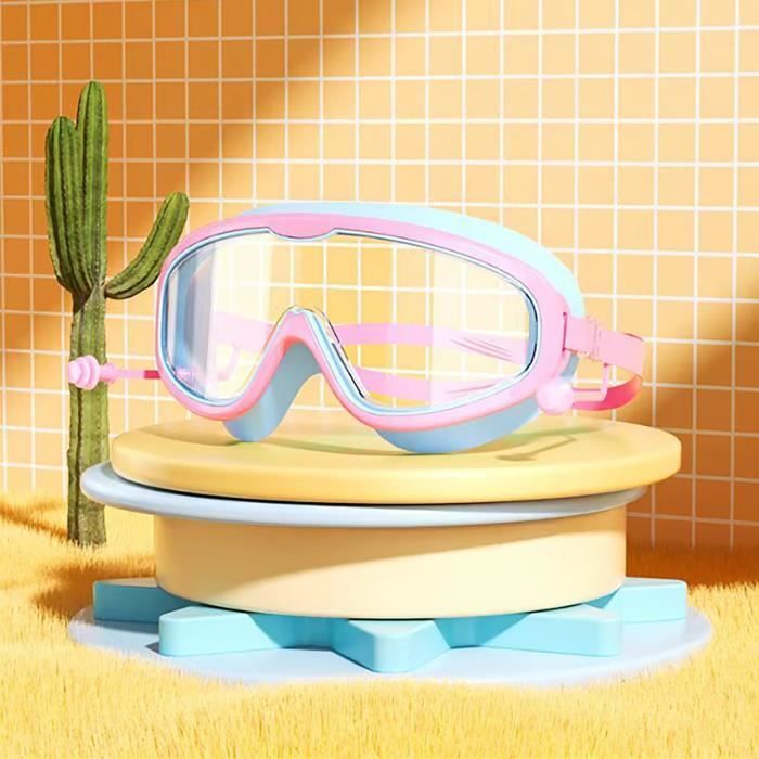 Occhialini da nuoto - SURENHAP - Modello antiappannamento - Montatura grande - Impermeabili - Unisex Blu e Rosa