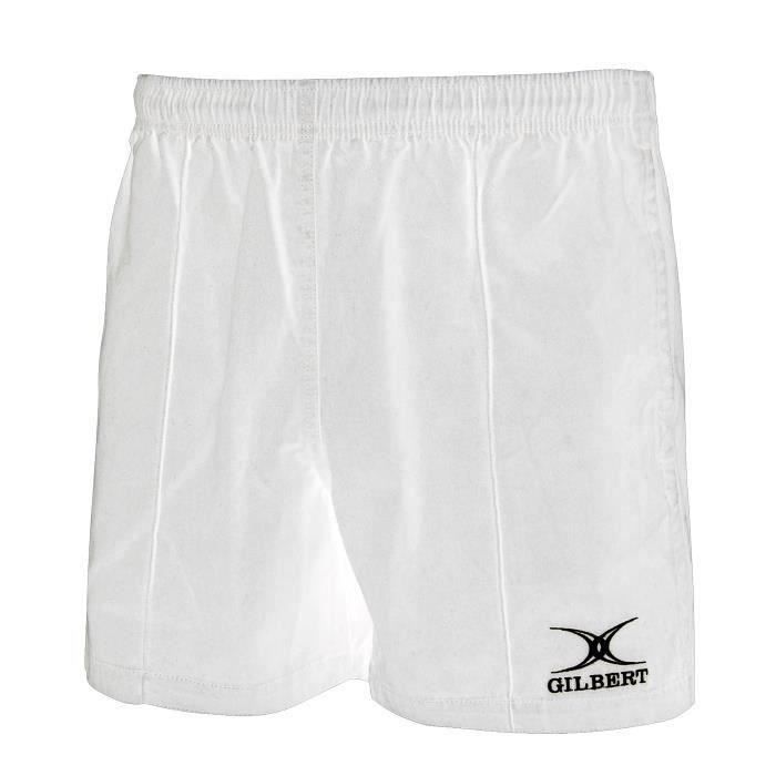 GILBERT Kiwi Pro heren rugbyshorts, wit