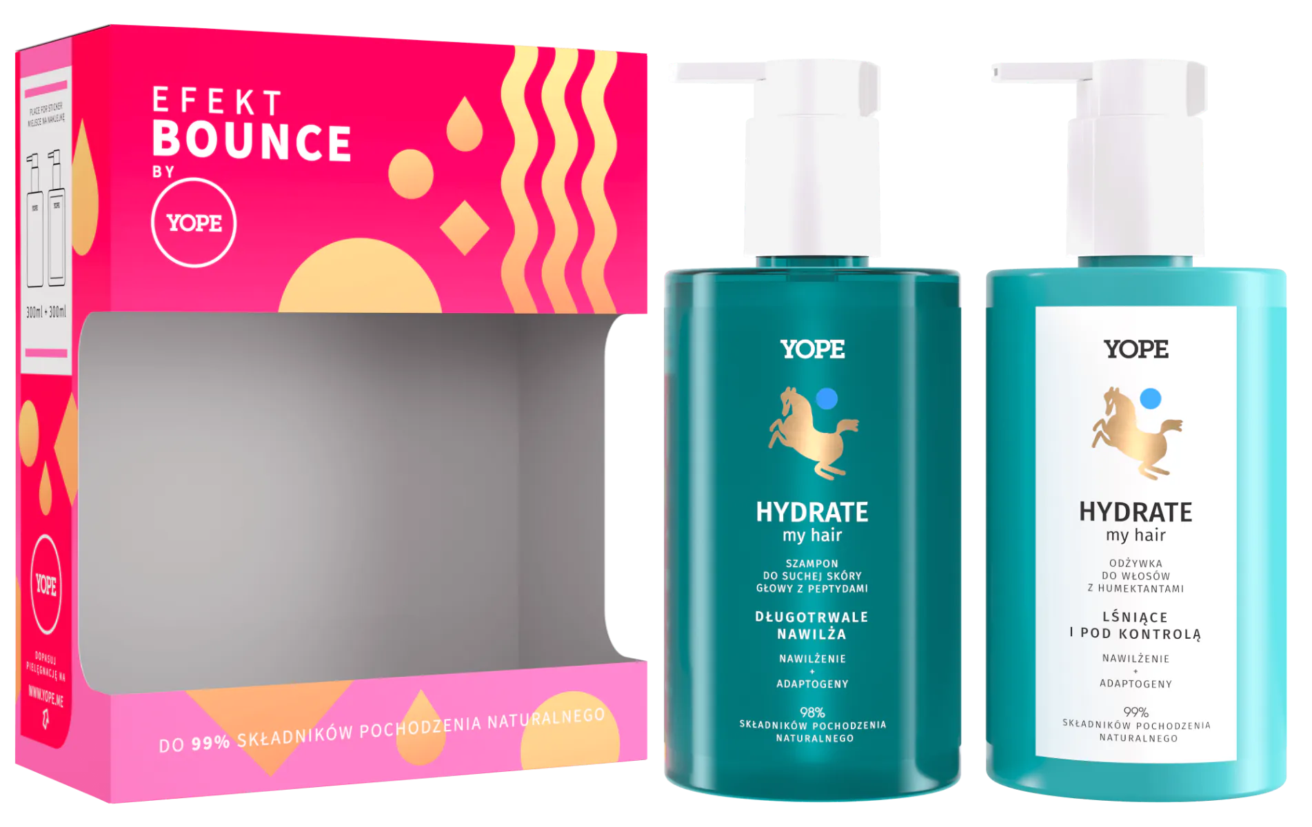 Yope-Zestaw Hydrate (Szampon + Odżywka)