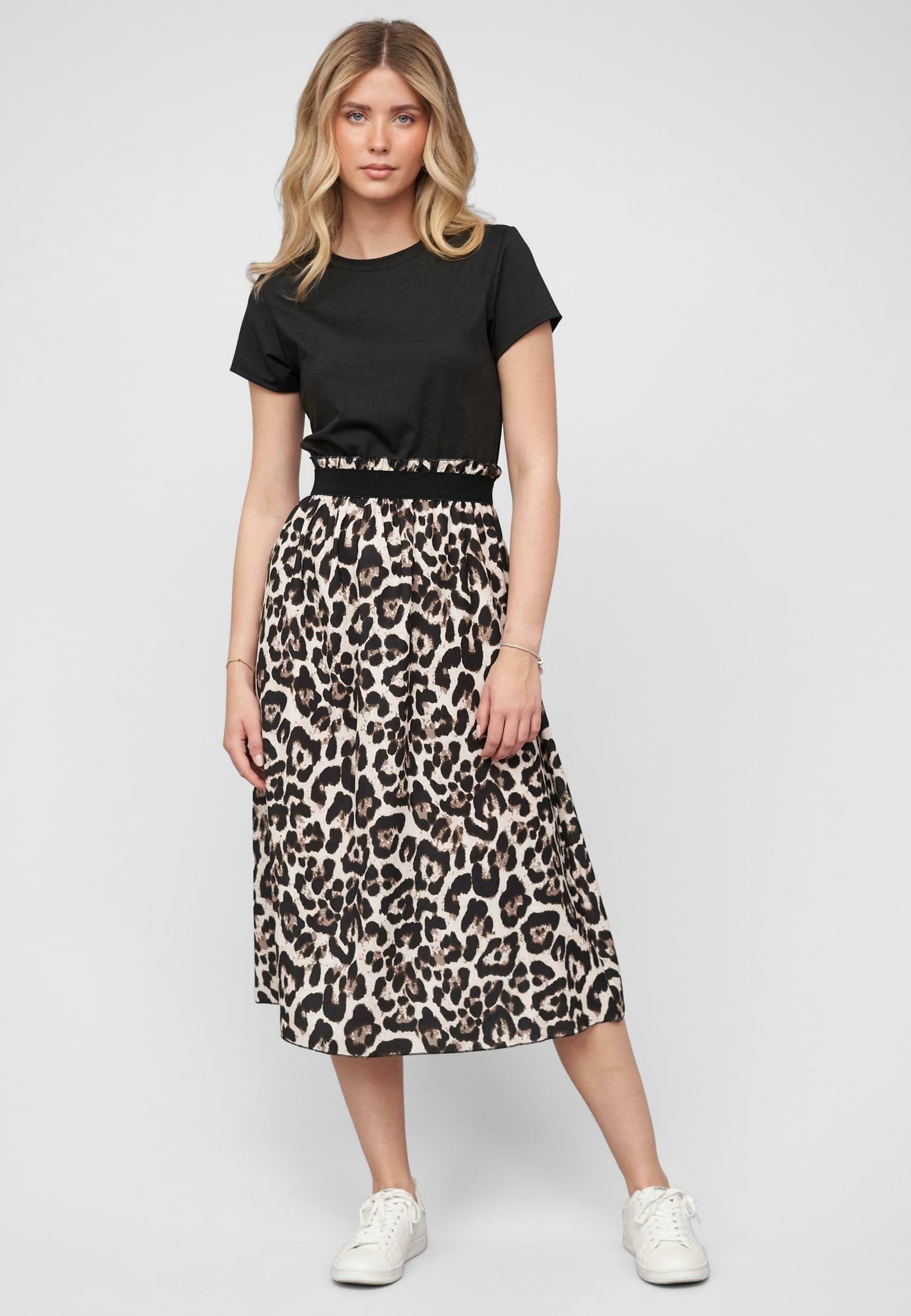 Cloud 5ive Jersey jurk - bruin