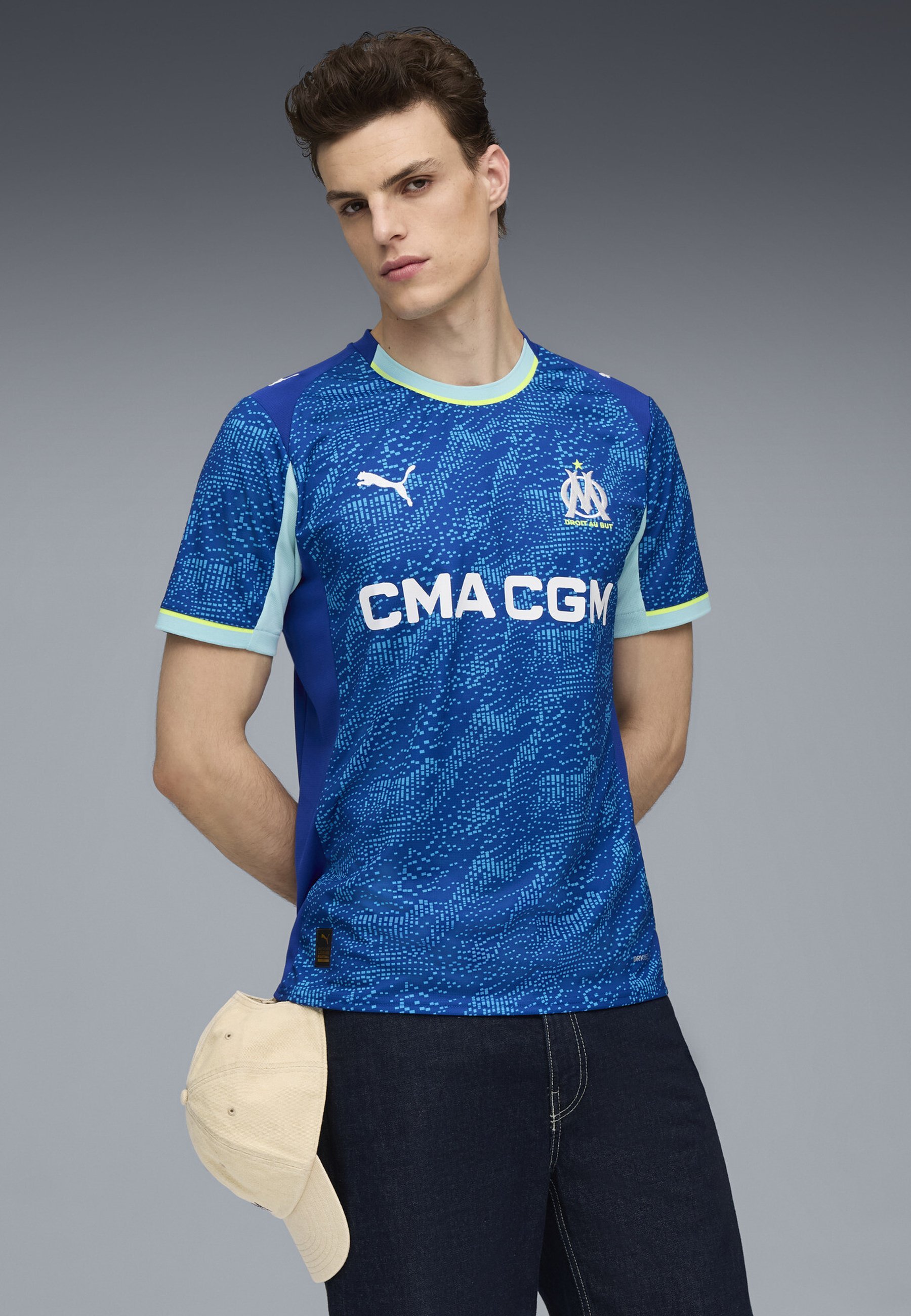 Camisa Puma OM 3RD RÉPLICA - Camiseta Esportiva - azul vibrante
