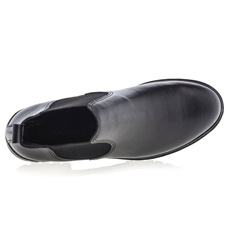 Schwarze Damenstiefel / Stiefeletten