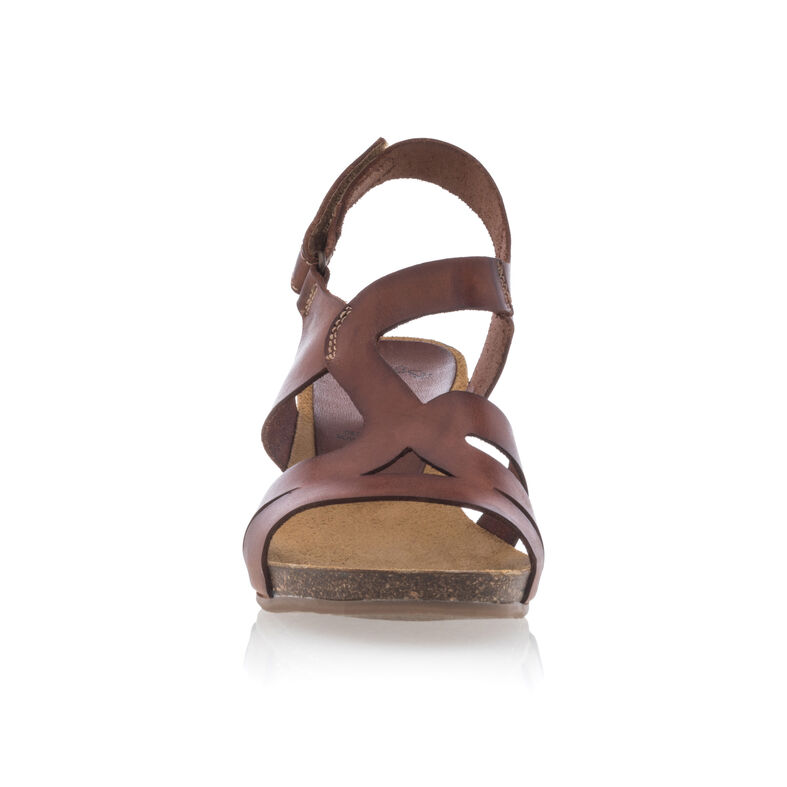 Sandalias marrones para mujer / Zapatos de punta abierta