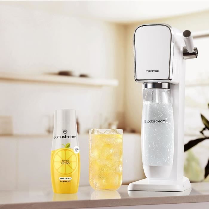 SODASTREAM Concentrates - Pack of 6 Sugar-Free Lemon Concentrates - Makes up to 54L of drinks - 440ml