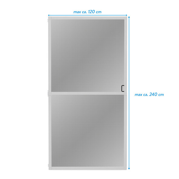 Κιτ πόρτας με σήτα εντόμων Compact, 120 x 240 cm, λευκό