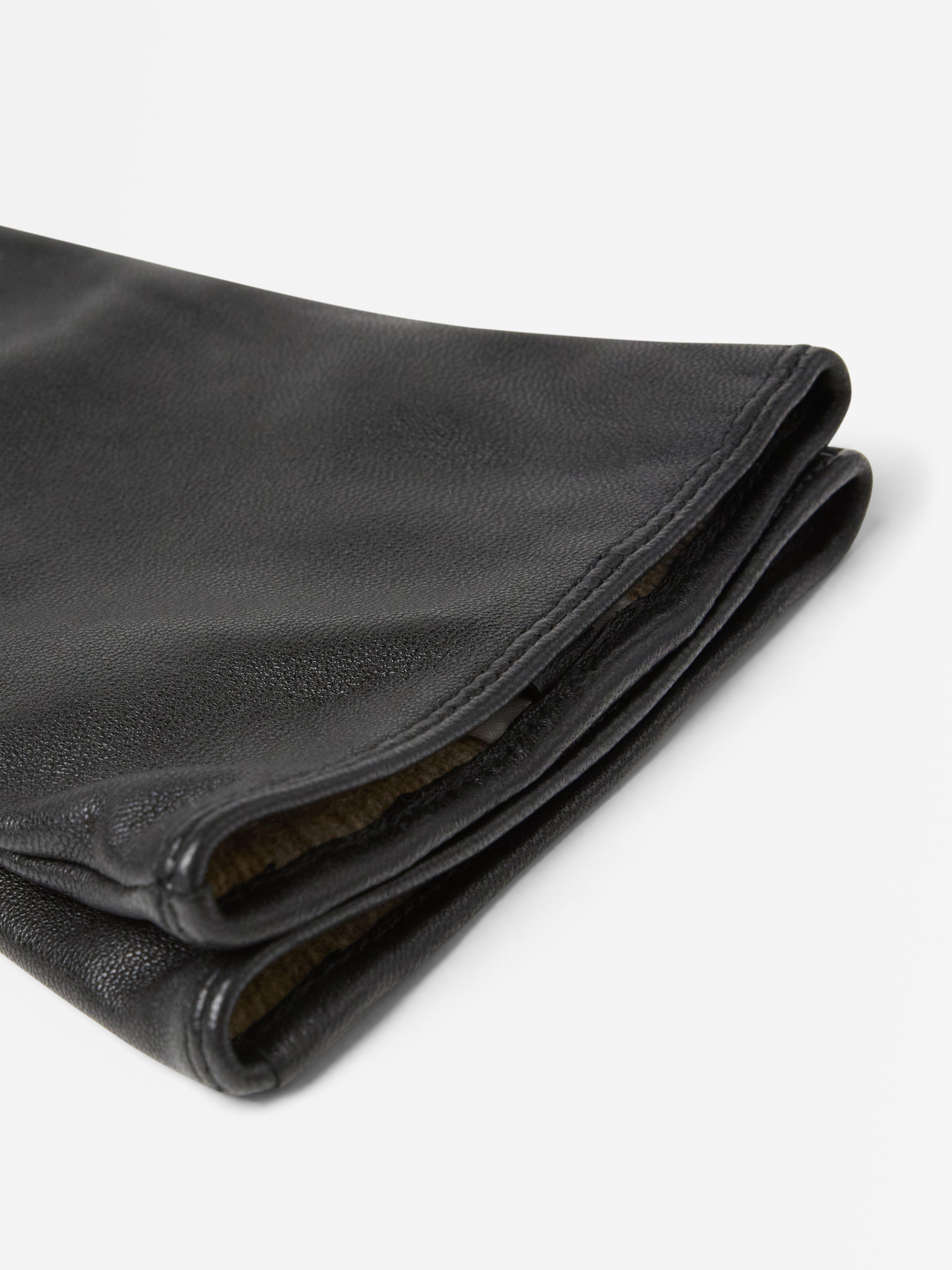 Handskar i skinn Black