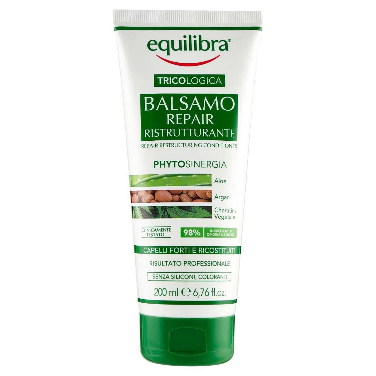 EQUILIBRA Equilibra Condicionador Reparador e Reconstrutor 200 ml Dermatologicamente testado