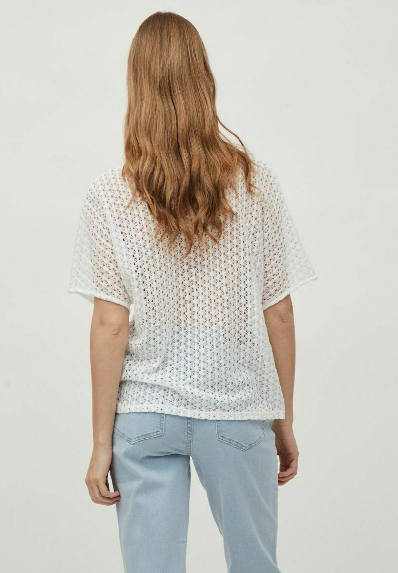 Vila T-shirt met korte mouwen - Basic T-shirt - Cloud Dancer