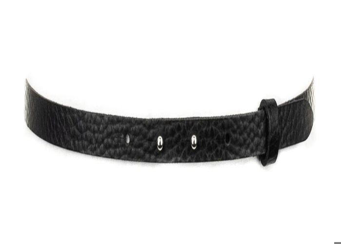 Cintura con fiocco metallico Vanzetti da 15 mm, nera metallizzata, per ragazze