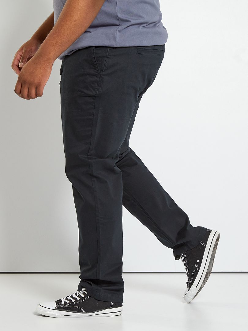 Calça chino regular tamanho L34 - Preta
