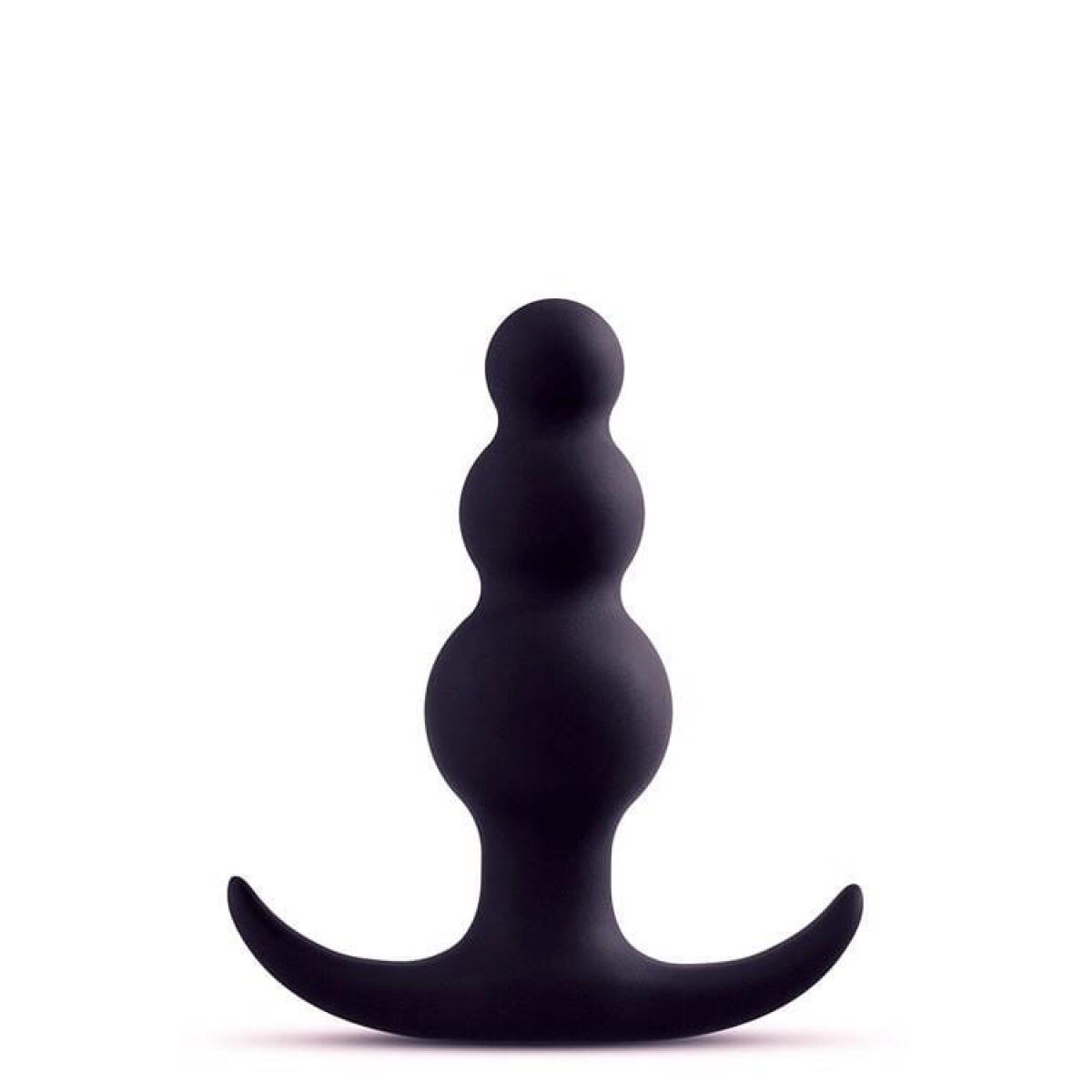 Blush Anal Adventure Platinum pērlīšu aizbāznis, melns