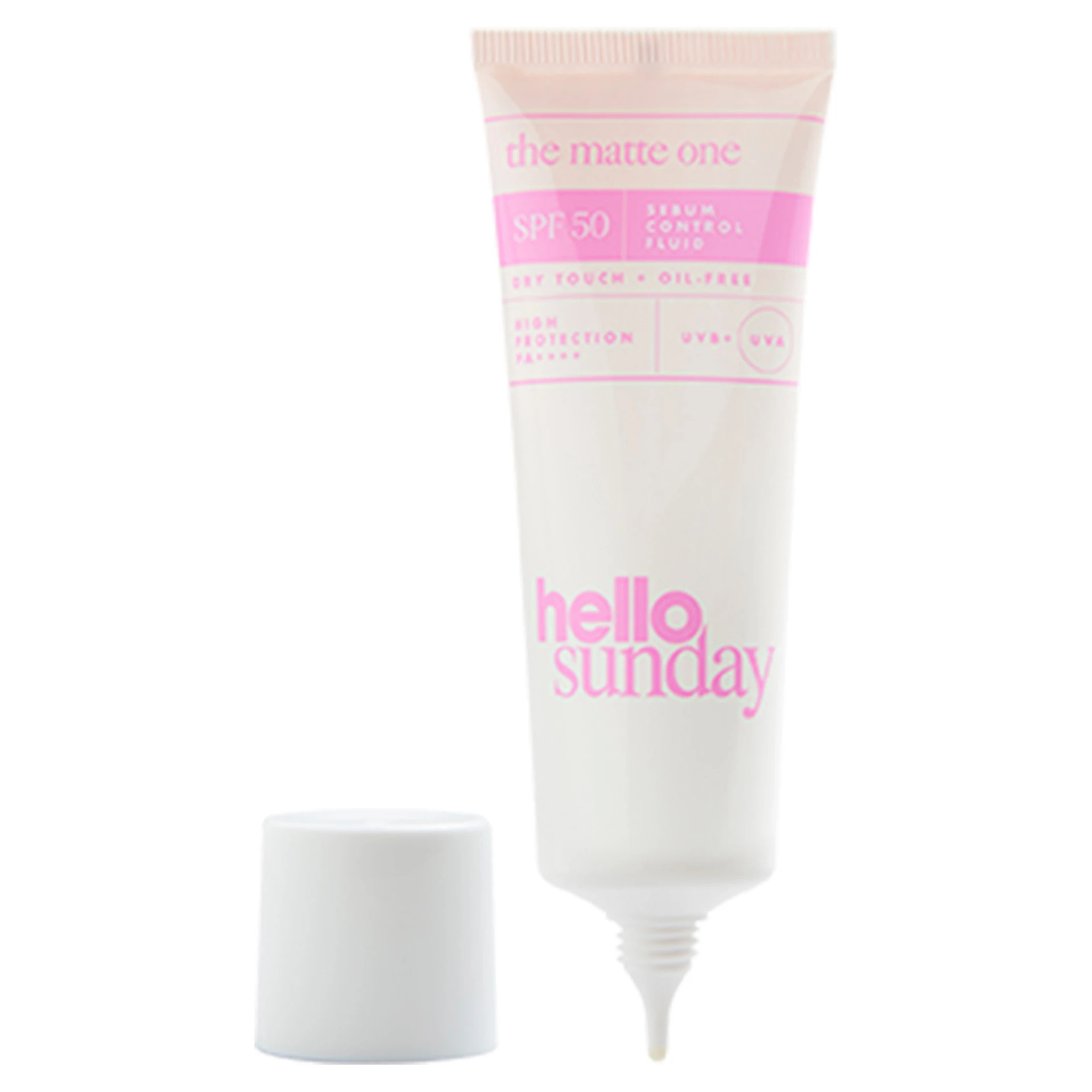 The Matte One - Nem komedogén faggyúszabályozó folyadék SPF50 50 ml - Hello Sunday
