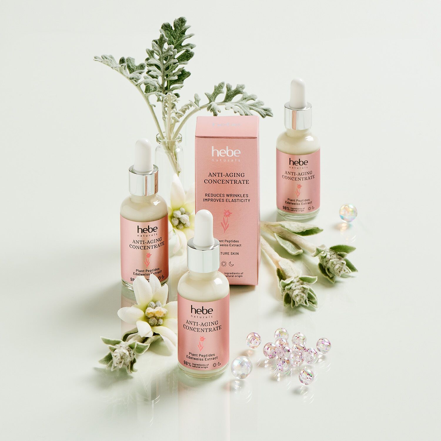 Hebe Naturals -ikääntymistä ehkäisevä tiiviste