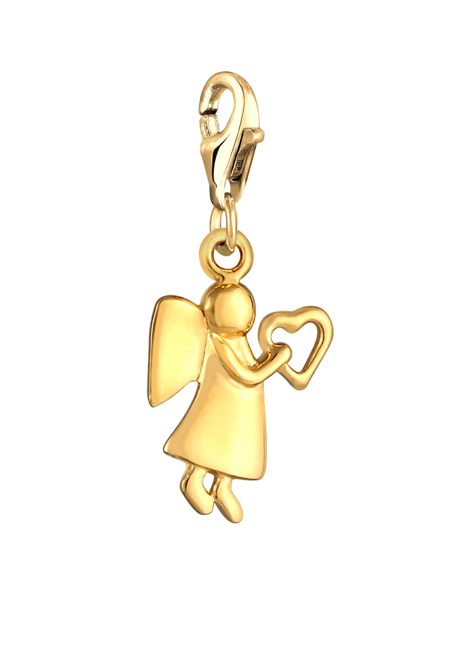 Elli Femmes Charm Ange Gardien Coeur Ciel en Argent Sterling 925