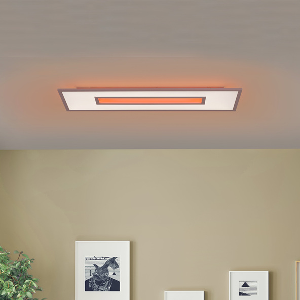 LED ceiling light RECESS, 100 x 30 cm