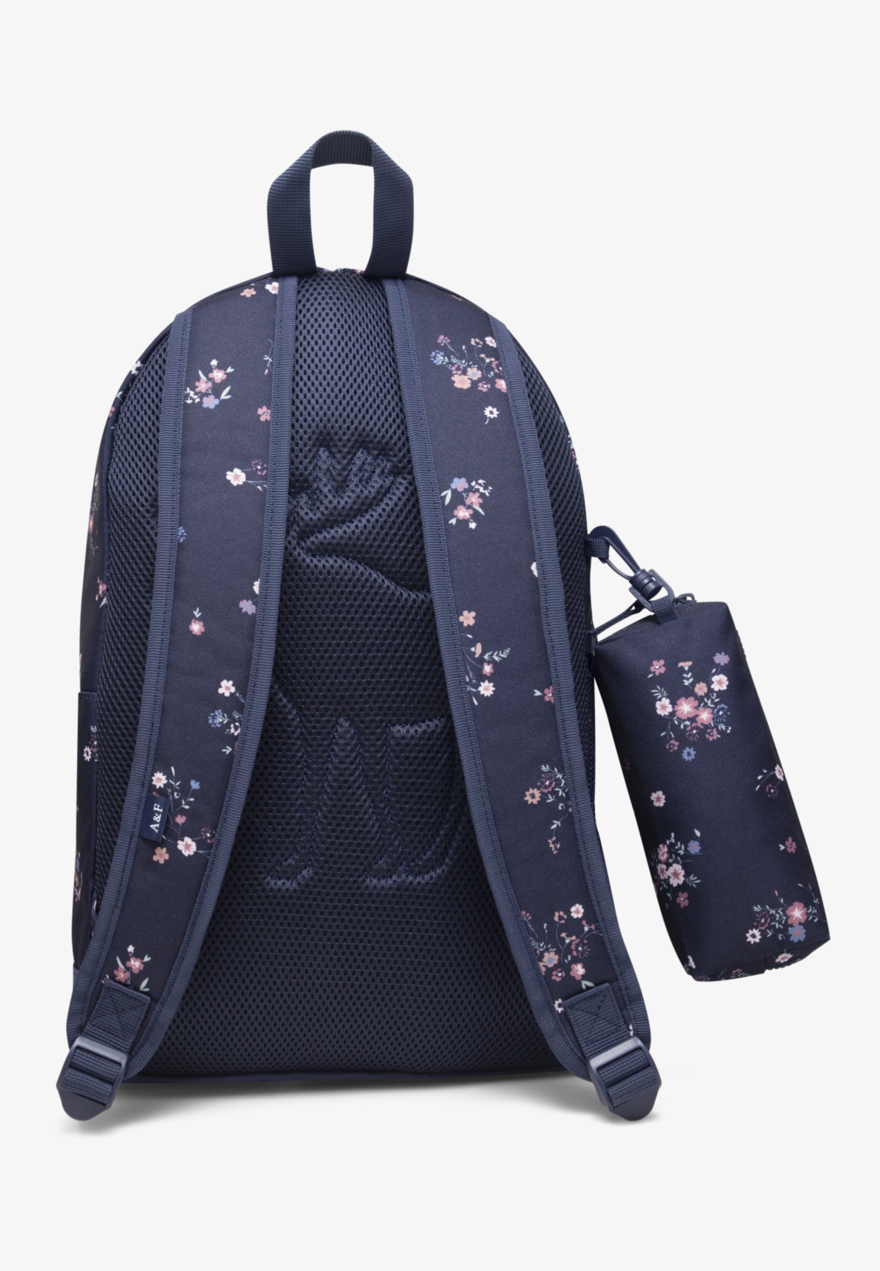Conjunto de estojo e mochila Abercrombie & Fitch unissex - Conjunto escolar - índigo