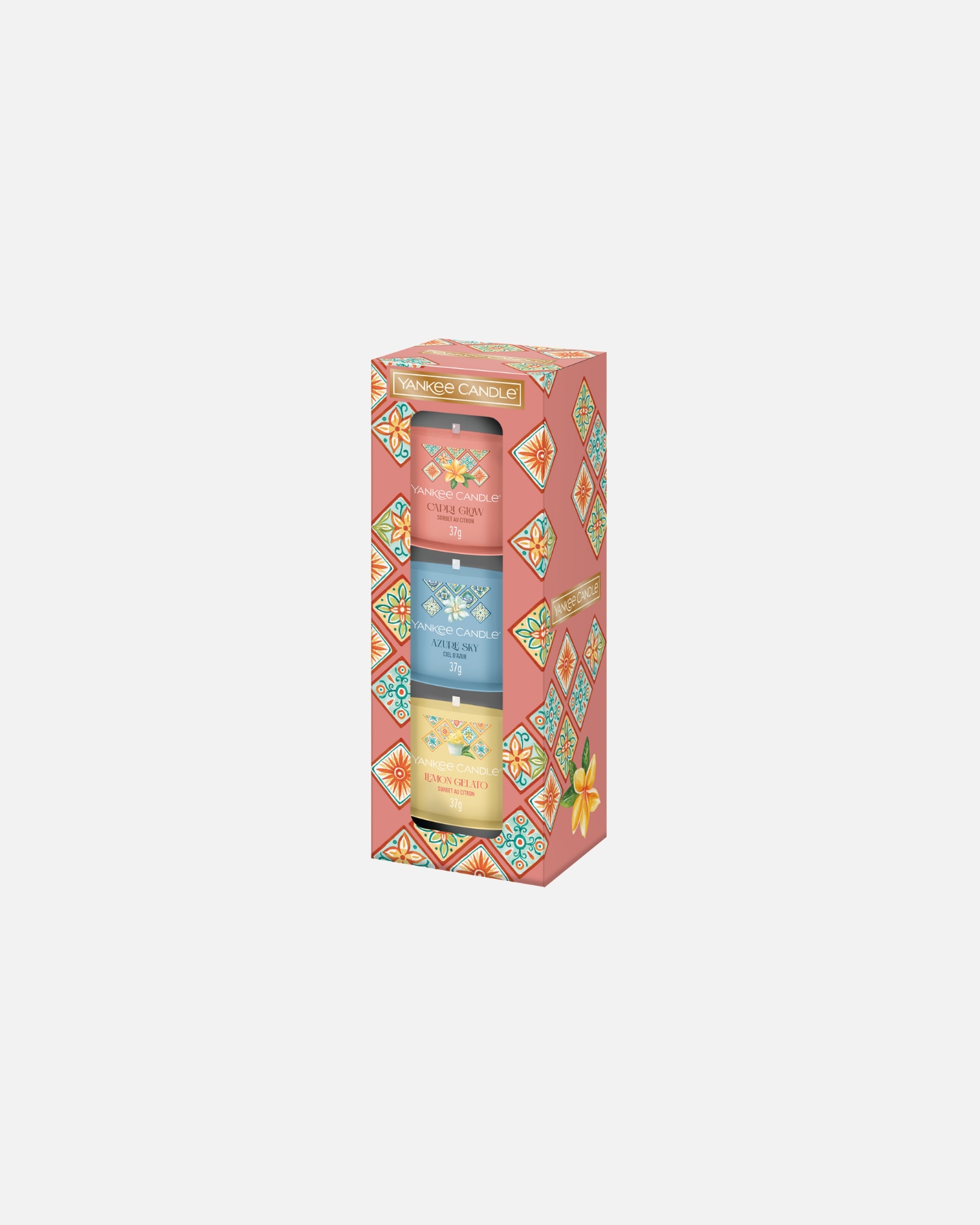 YANKEE CANDLE COFFRET 3 VOTIVES EN VERRE