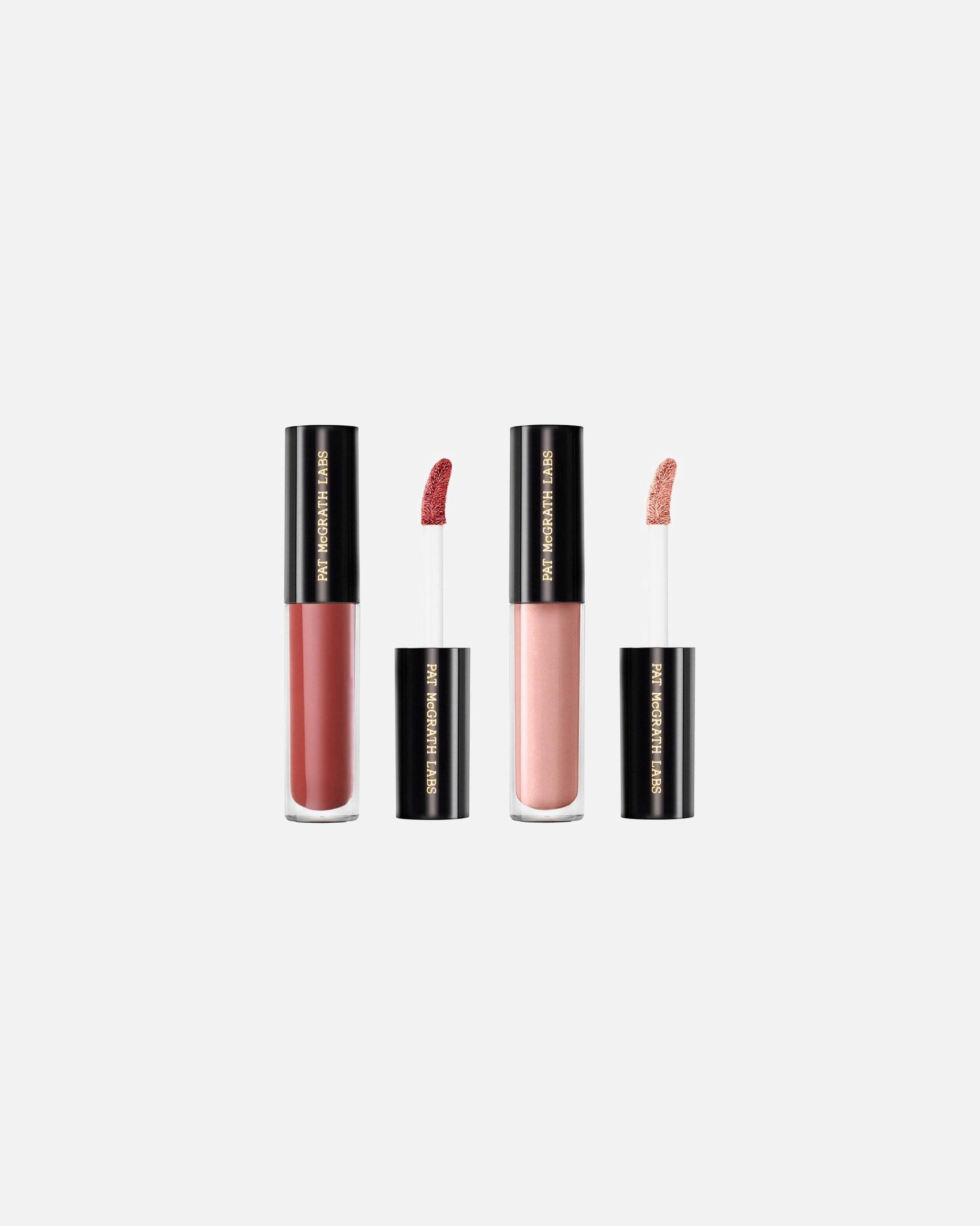 „Pat McGrath Labs“ lūpų blizgis „Mini Lust“: „Bloss Duo Nude Mood“ („Flesh 6“, „Nude Venus“) - 2 g