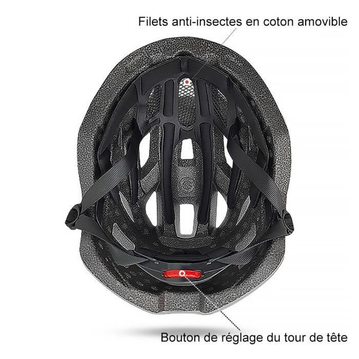WOZWE universal bike helmet with removable windscreen, grey