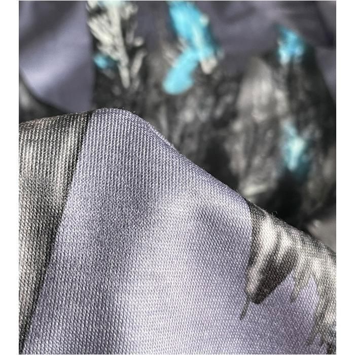 Camiseta de hombre, camiseta informal de cuello redondo con estampado de moda para hombre - Gris