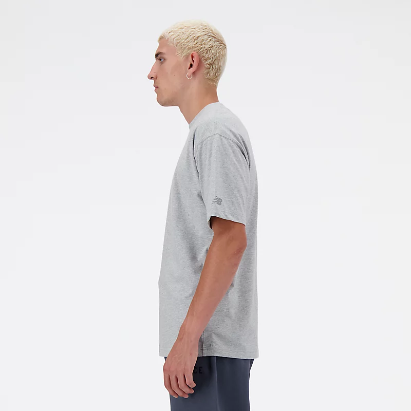 Koszulka Homme Iconic College Graphic - ATHLETIC GRAY