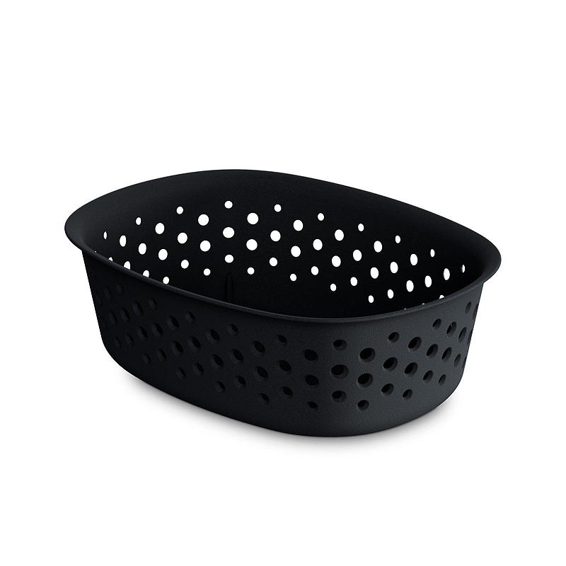 Cesta de 0,8 l negra OpenStore