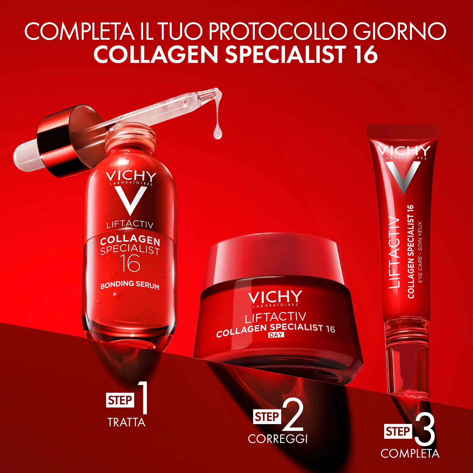 Liftactiv Collagen Specialist 16 Siero - Siero viso effetto globale, Siero viso antirughe, Siero viso illuminante, Siero viso idratante