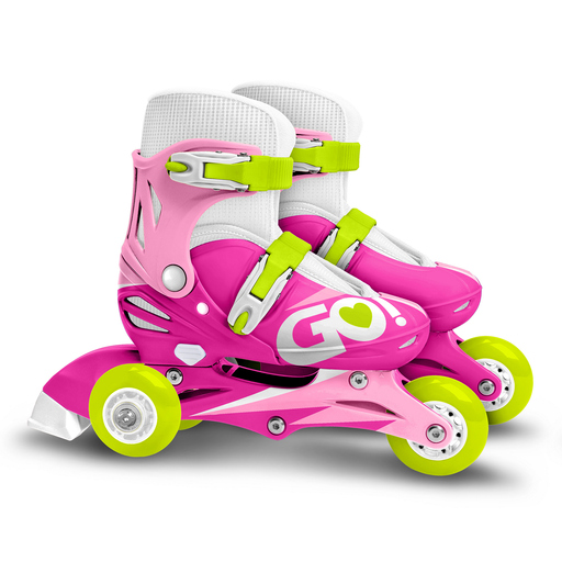 3-wielige skates met antislipoppervlak, maat 27-30