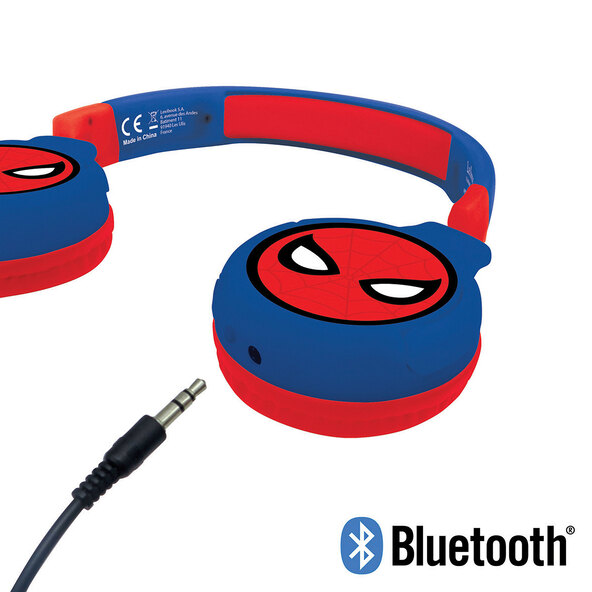2-in-1 Bluetooth headphones for children, Spiderman