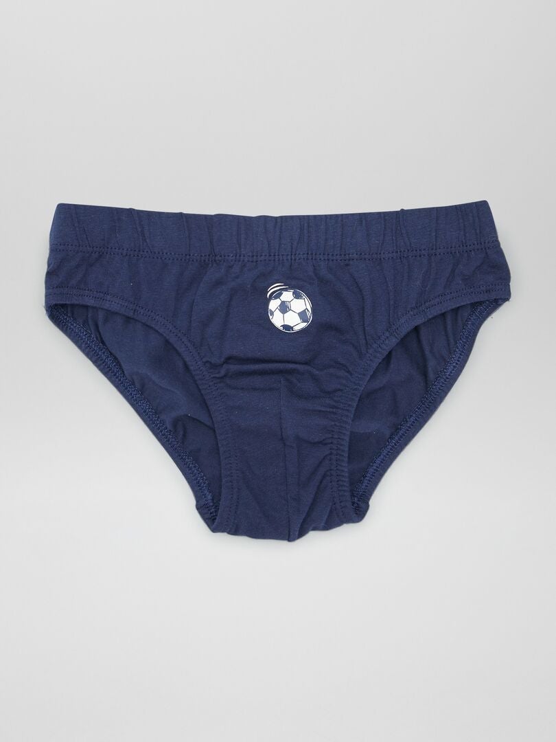 Conjunto de 7 calzoncillos estampados - AZUL