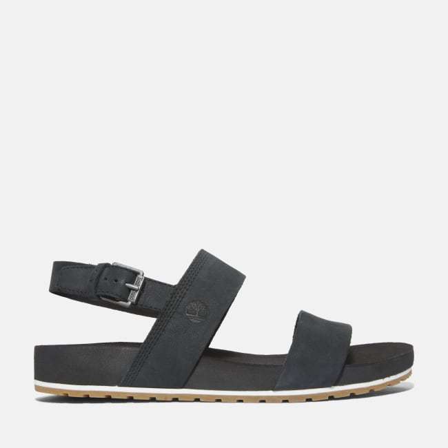 Sandalo a Doppia Fascia Malibu Waves da Donna in                colore nero
