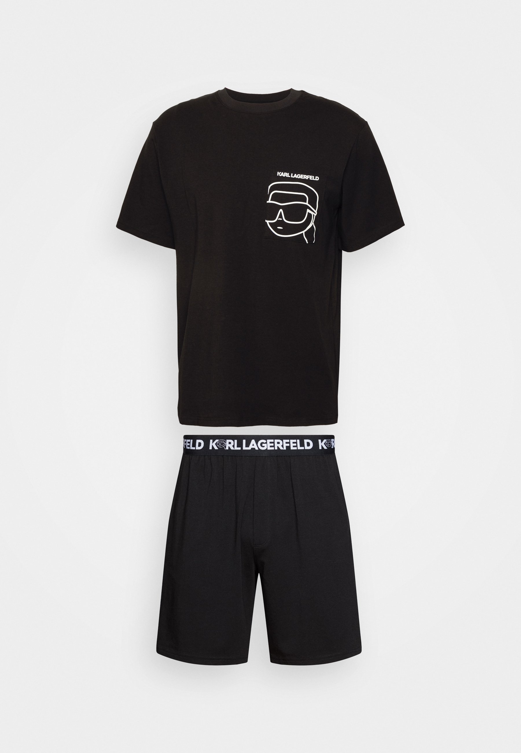 Ensemble short KARL LAGERFELD IKON - Pyjama - Noir