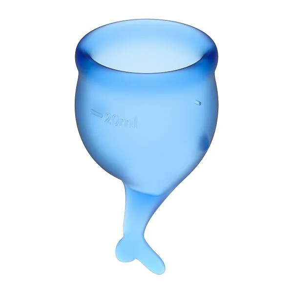 Satisfyer Feel Secure Menstrual Cup Dark Blue