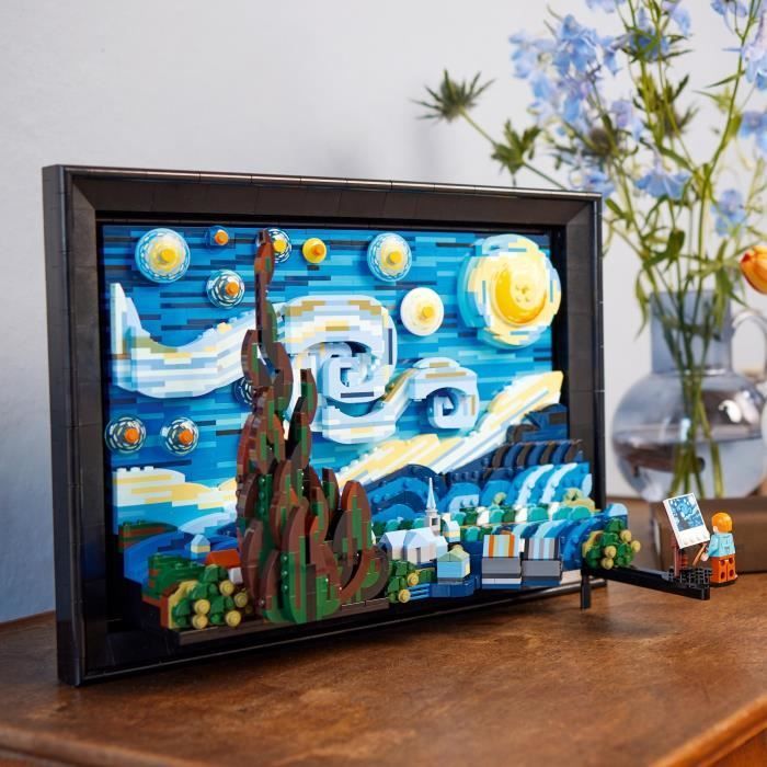 LEGO Ideas 21333 Exclusive to Cdiscount: Vincent Van Gogh - The Starry Night, Canvas Print