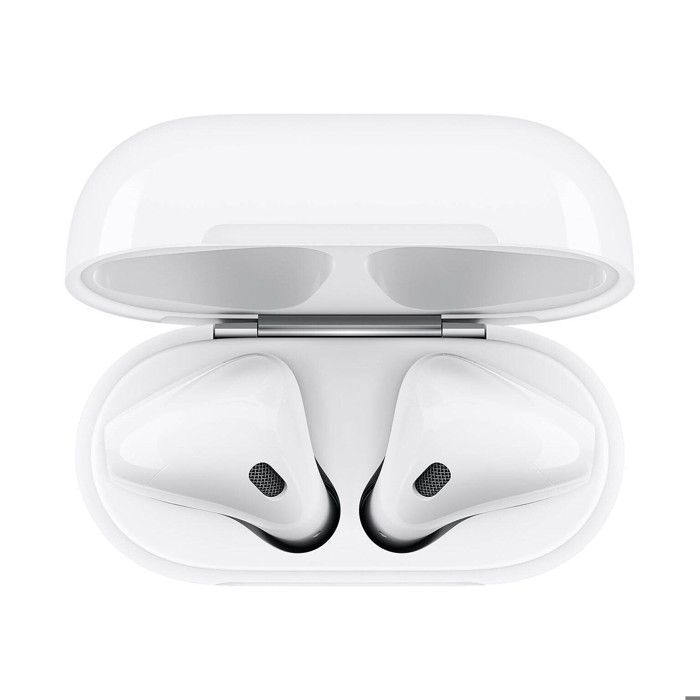 Auriculares inalámbricos Apple AirPods de segunda generación (2019) con estuche de carga.