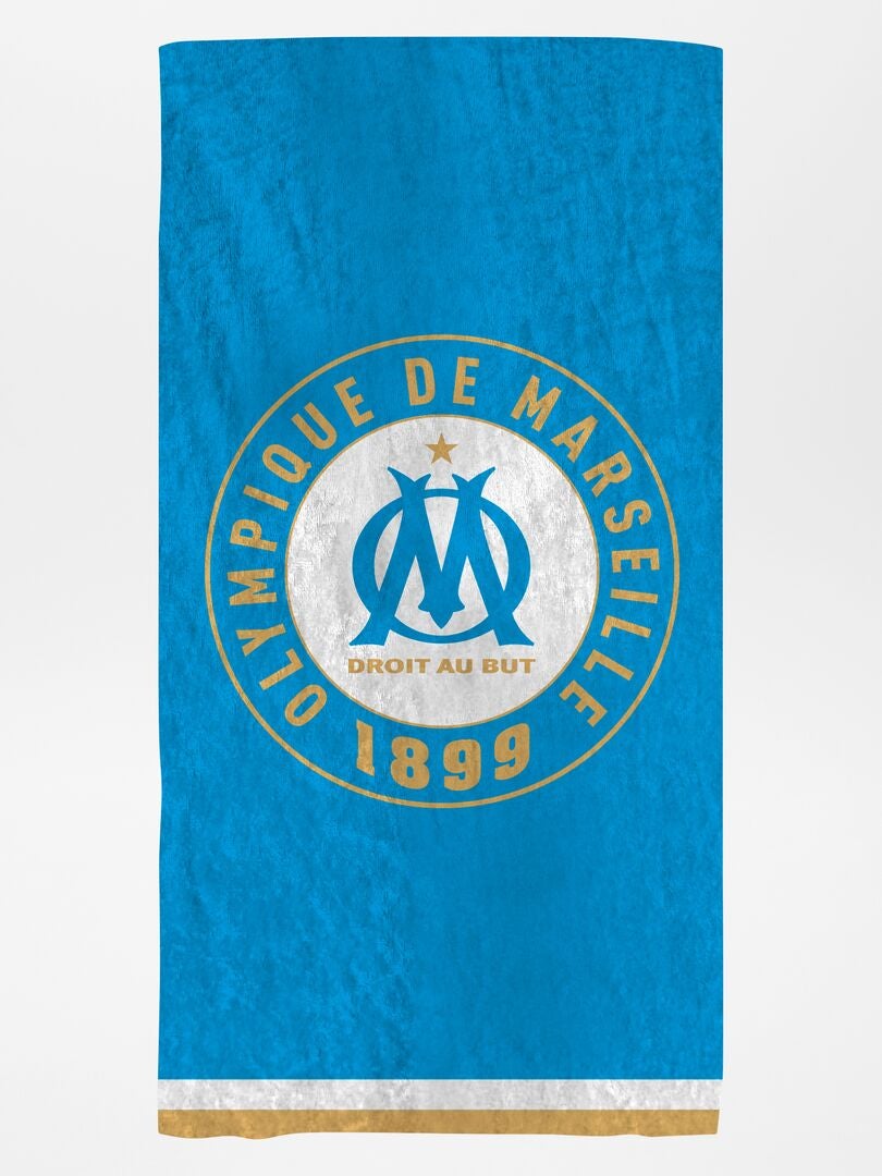 Toalha de praia 'L'OM' - azul