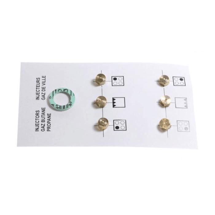 Iniettore per bruciatore da cucina 4431910057 Bustina per iniettore di gas butano