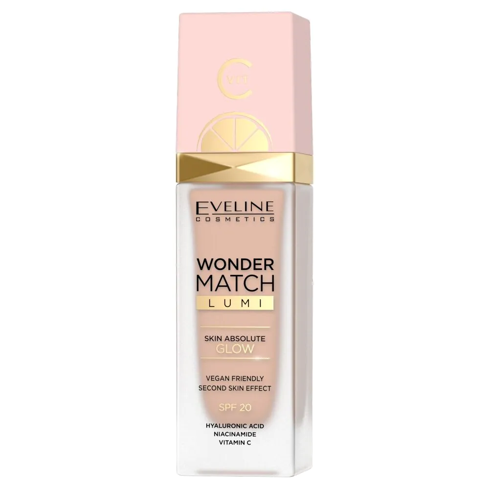 Eveline Wonder Match Lumi Podkład rozświetlający SPF20 15 Natural Neutral