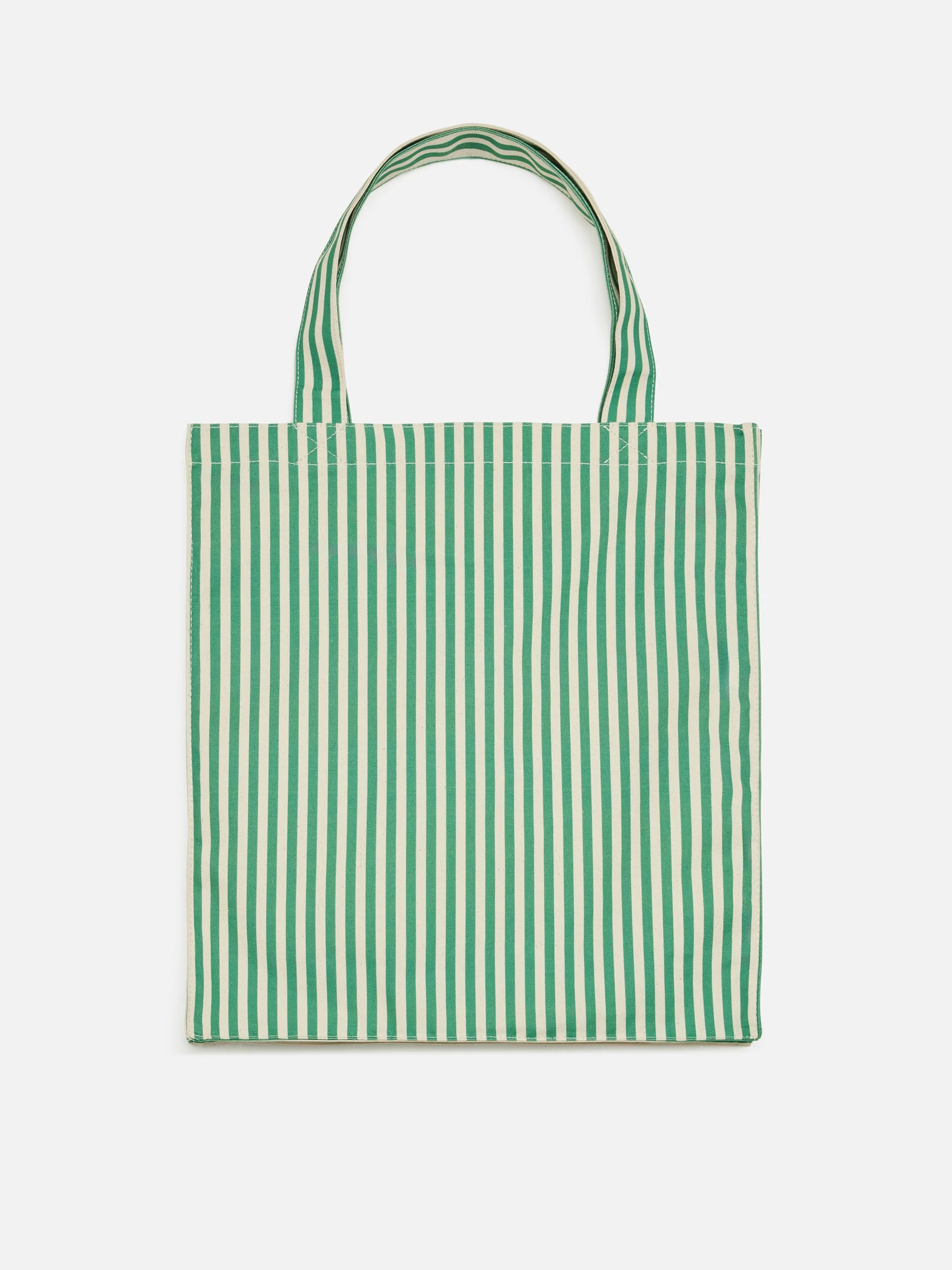 Essentiële gestreepte katoenen tas met Saint Barth-logo