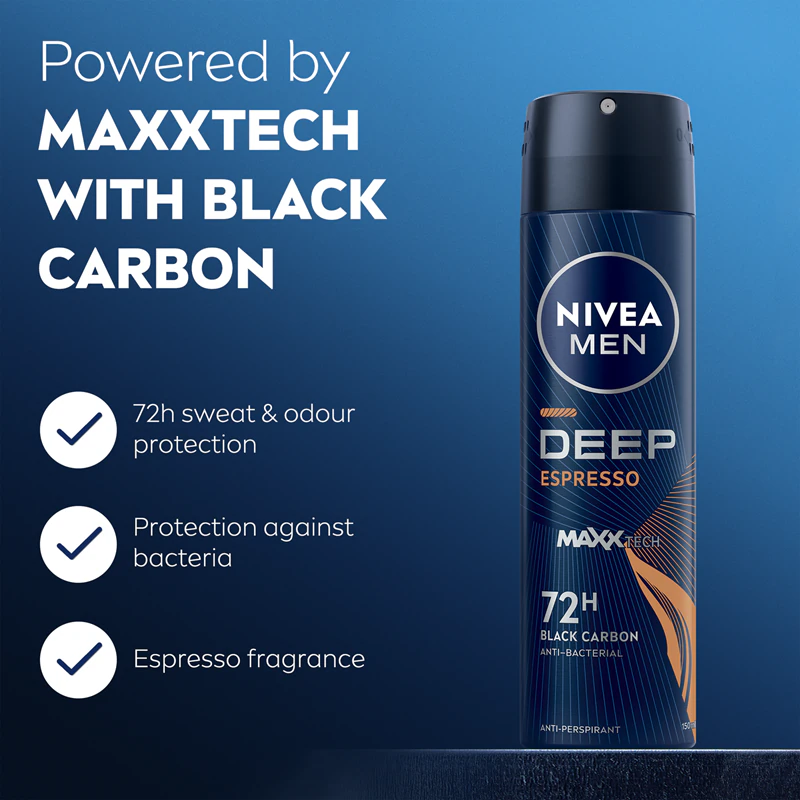 NIVEA MEN Deep antiperspirant sprej pre mužov