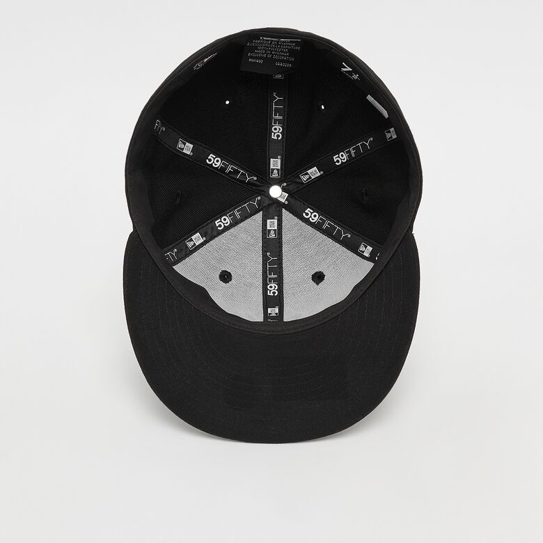 Boné Fitted-Cap 59Fifty Preto sobre Preto MLB New York Yankees