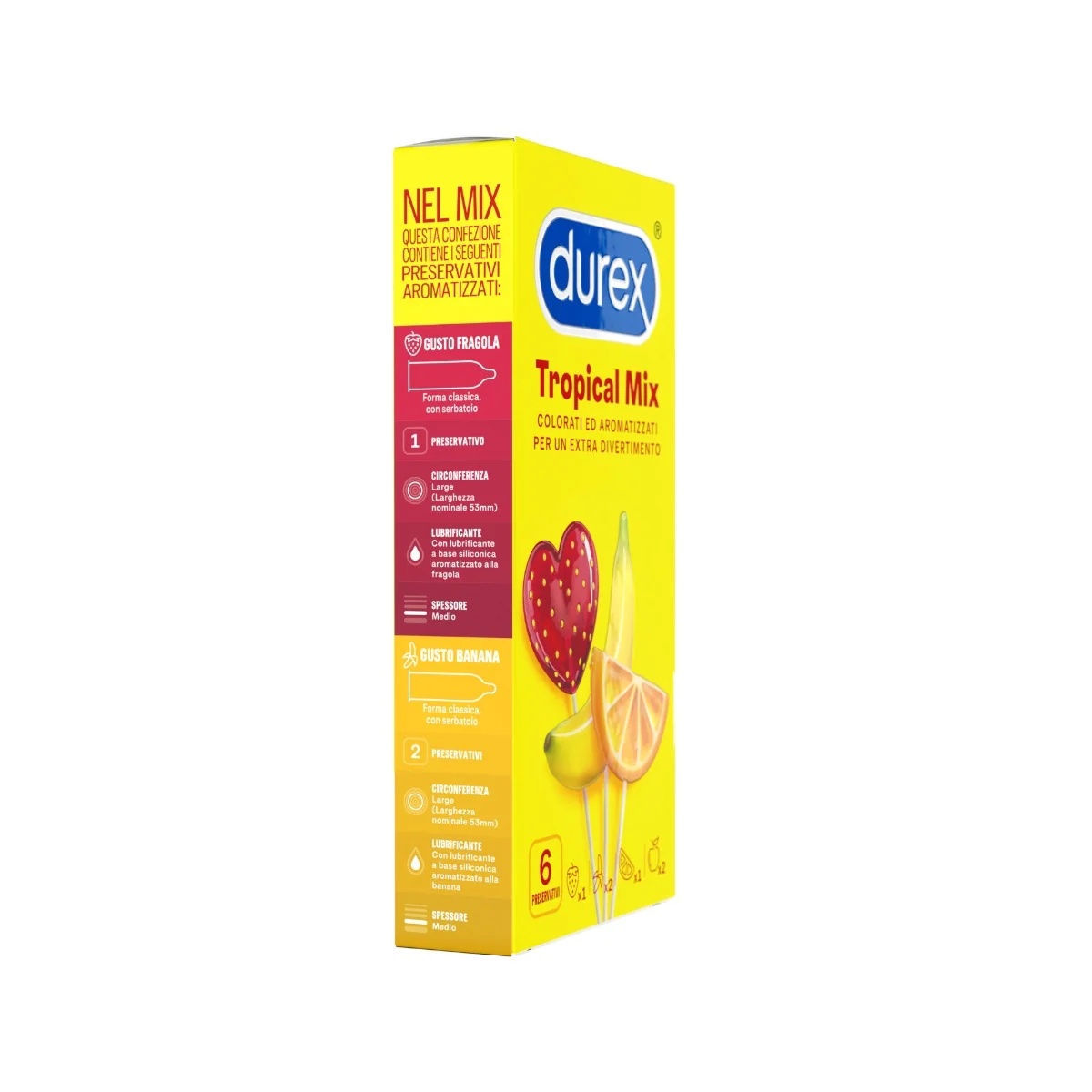 DUREX Durex Tropical 6 Kondome mit Fruchtgeschmack