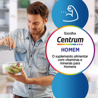 Centrum Suplemento Multivitamínico Centrum Homem      30 comprimidos 30 comprimidos