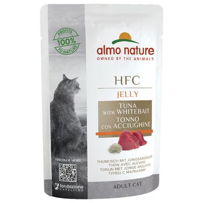 Sachês de geleia Almo Nature HFC, 6 x 55g